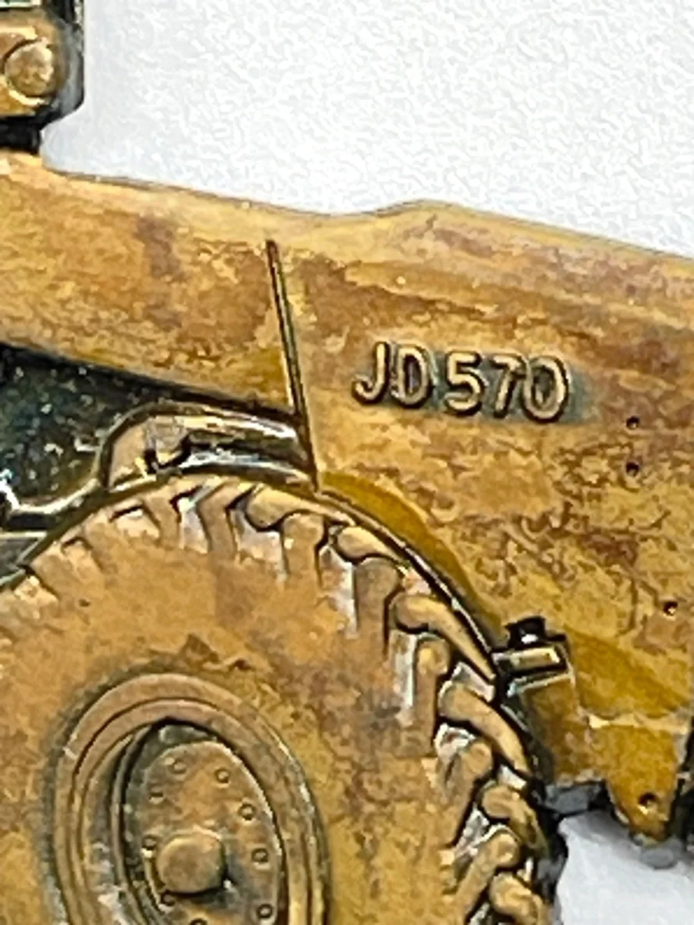 Vintage John Deere JD570 Motor Grader Watch Fob